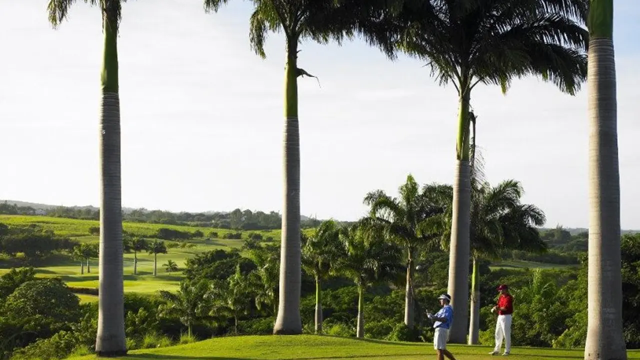 Golfing in Barbados